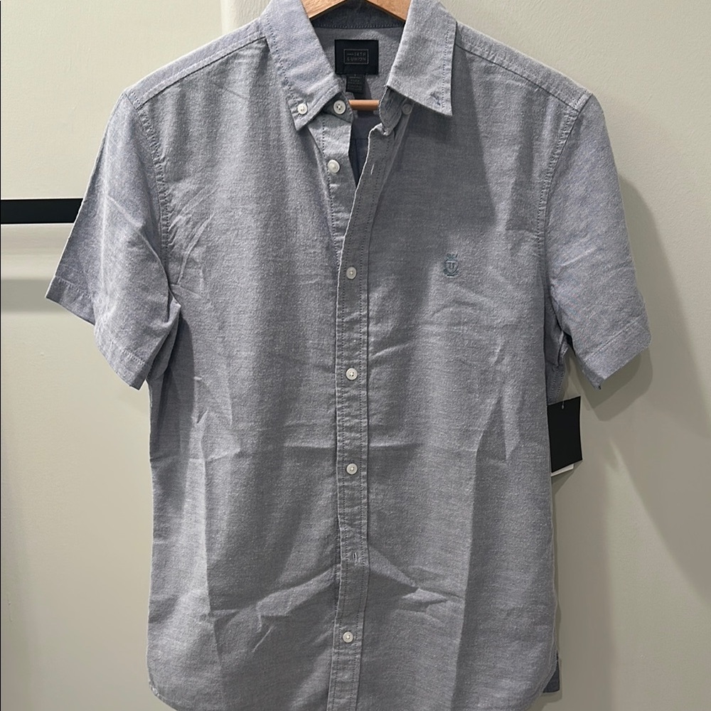 Men's Chambray Oxford Short Sleeve Shirt